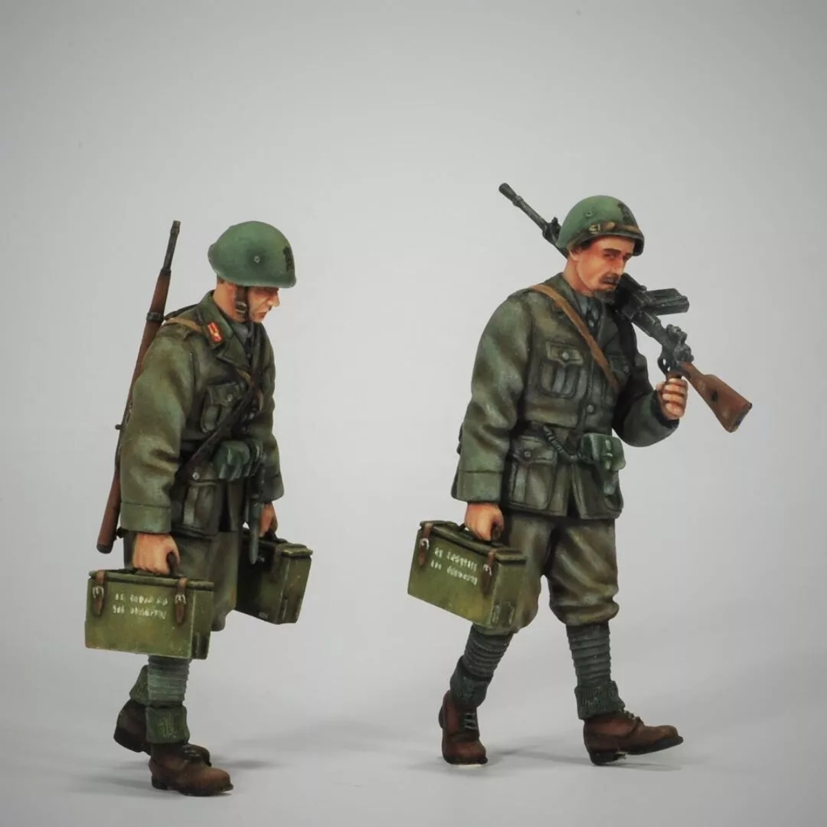 Model Kit Italeri - โมเดลทหารเรซิ่น 1/35 GK - ทหารราบอิตาลี -