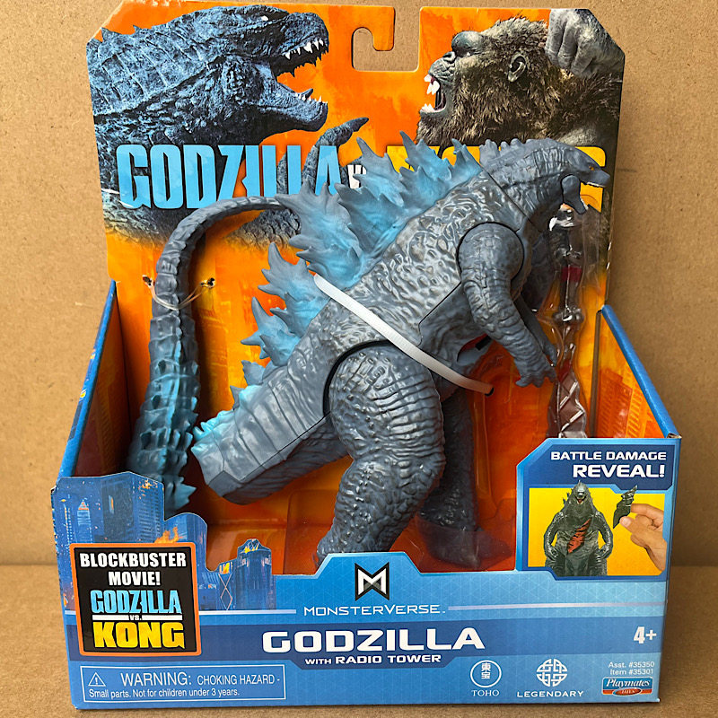 Model Kit Godzilla - เพลย์เมทส์ ก็อดซิลล่า ปะทะ คอง ก็อดซิลล่า พร้อมแอคชั่นฟิกเกอร์ฮีตรอย