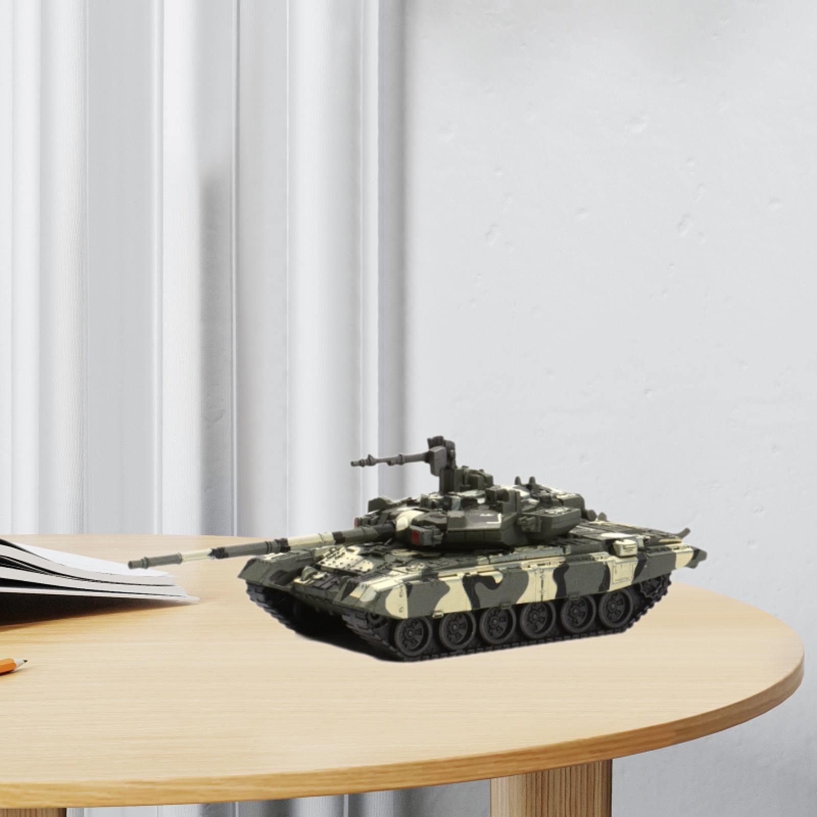 Model Kit Tank - โมเดลรถถังรัสเซีย T90 ขนาด 1:48 ชุดประกอบโมเดลรถถังสมัยใหม่ 4D