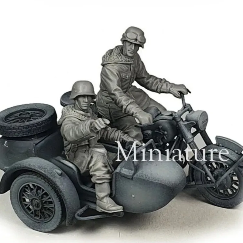 Model Kit Perfect Grade - ชุดประกอบโมเดลเรซิ่นขนาด 1/35 ทหารราบขับเคลื่อนด้วยมอเตอร์ 2 คน งานอดิเรกทางประวัติศาสตร์