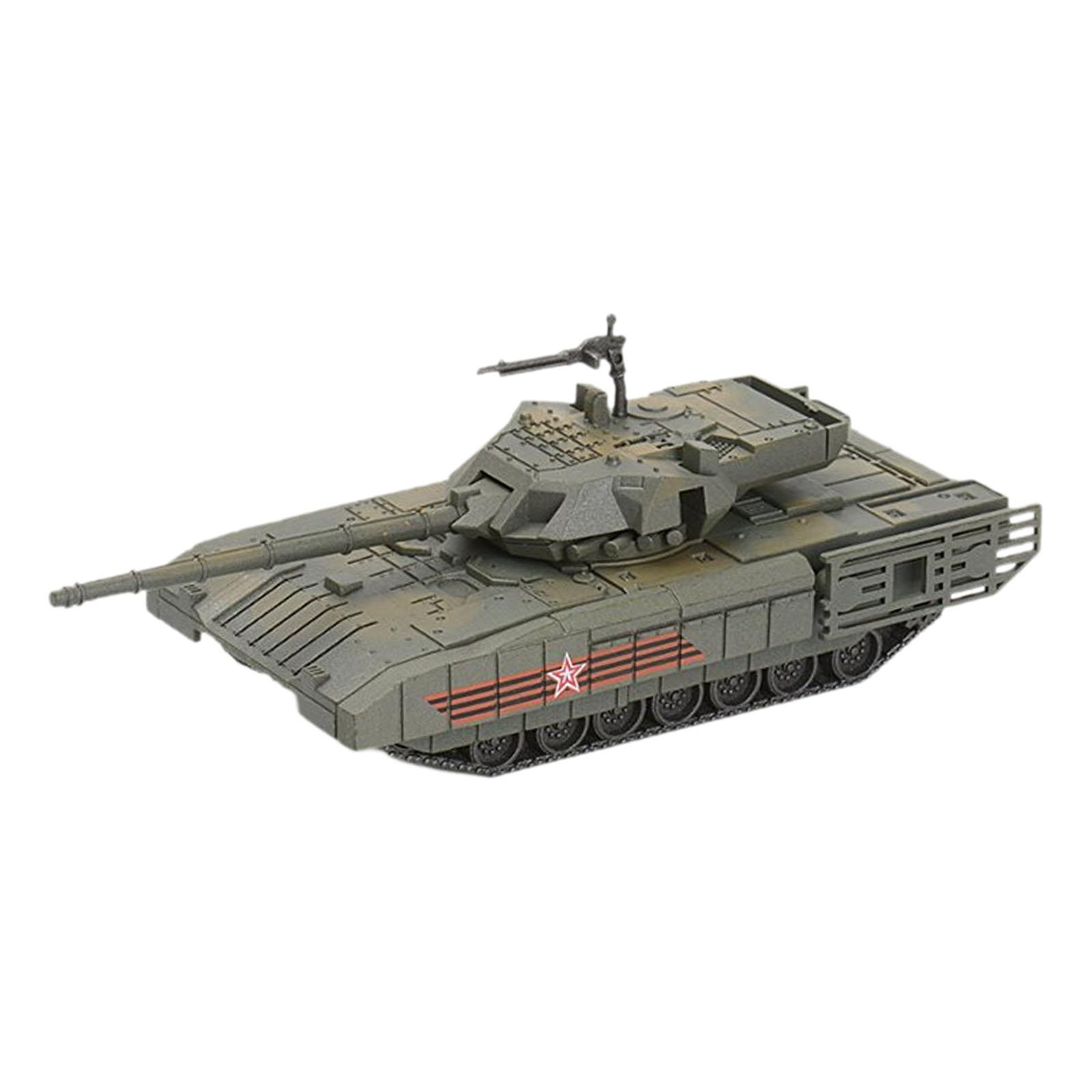 Model Kit Tank - จำลองรถถัง 1/72 ชุดประกอบพลาสติกแบบประกอบเร็ว ของเล่นรถถังสำหรับเด็ก ของสะสมเพื่อการศึกษา ของตกแต่ง