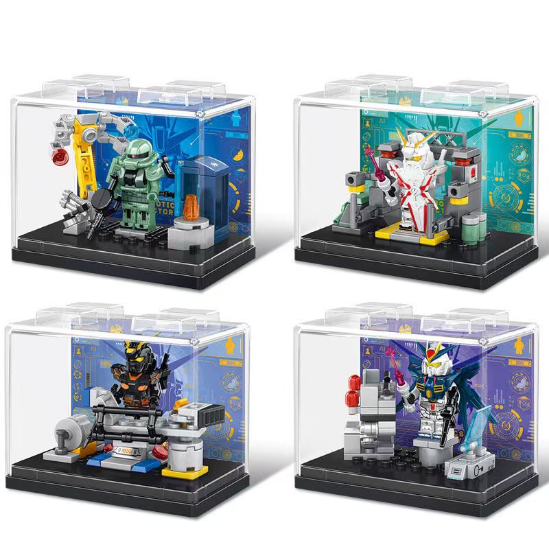 Model Kit Gundam Wing - ของเล่นประกอบตัวต่ออนิเมะ ซากุ รุ่น RX-78 ของสะสม ของขวัญ