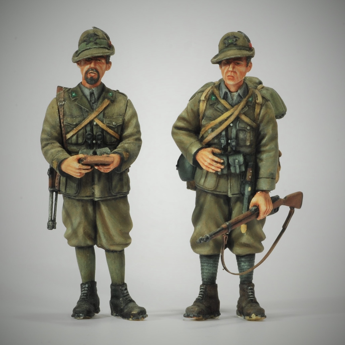 Model Kit Italeri - โมเดลทหารเรซิ่น 1/35 GK - ทหารอิตาลี -