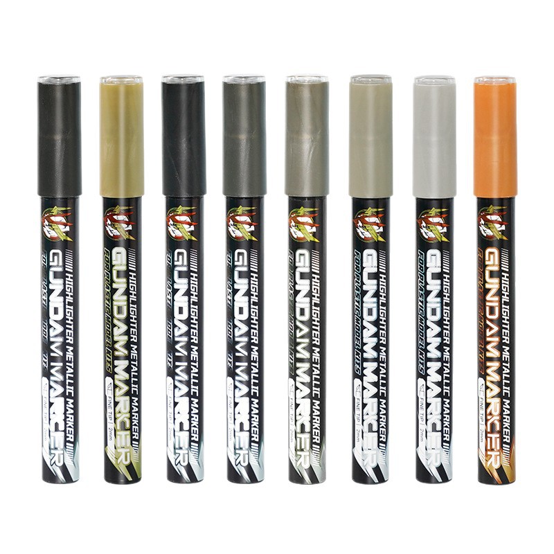 ปากกาเมทัลลิกสำหรับระบายสีงานจ - Model Kit Markers บทวิจารณ์และราคา