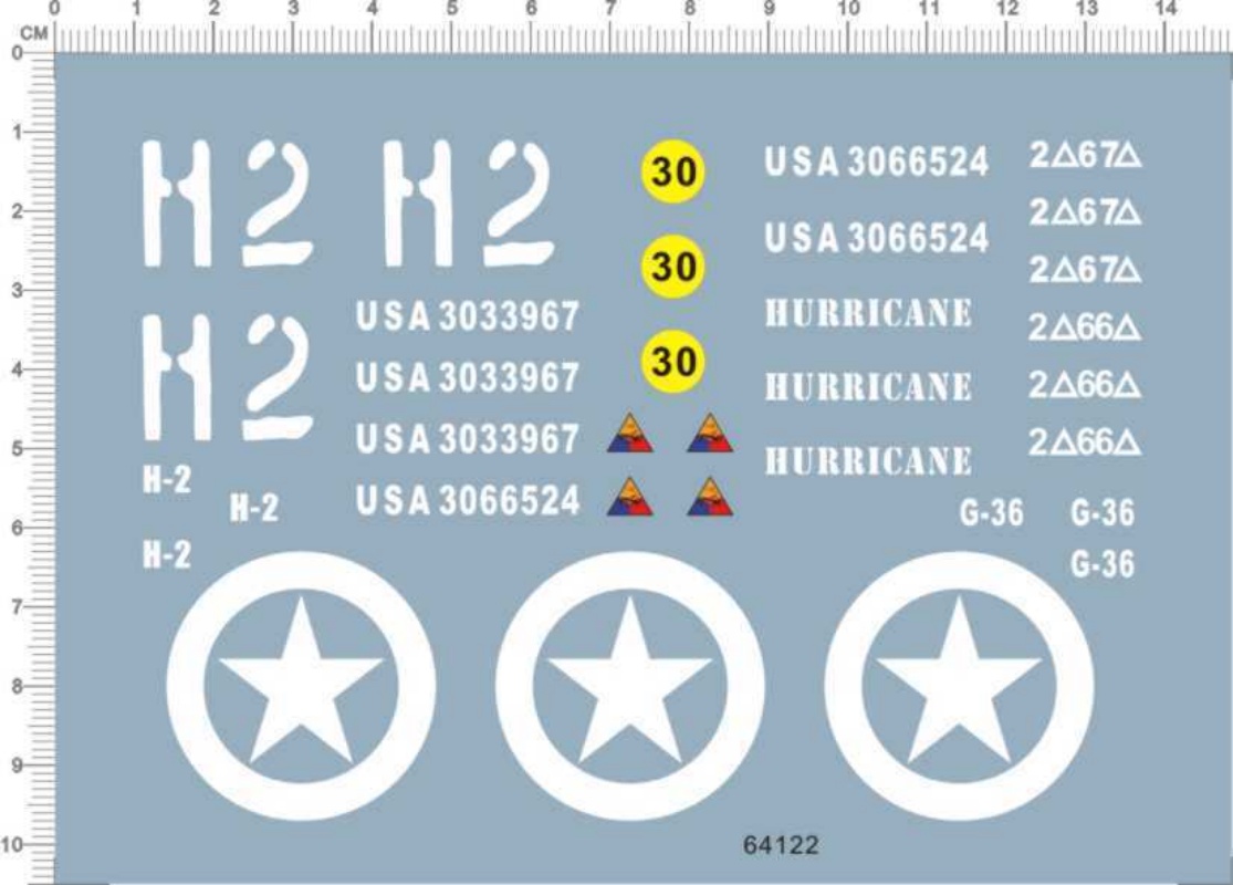 สติ๊กเกอร์กันน้ำสำหรับ 1/16 1/ - Model Kit Water Decal บทวิจารณ์และราคา