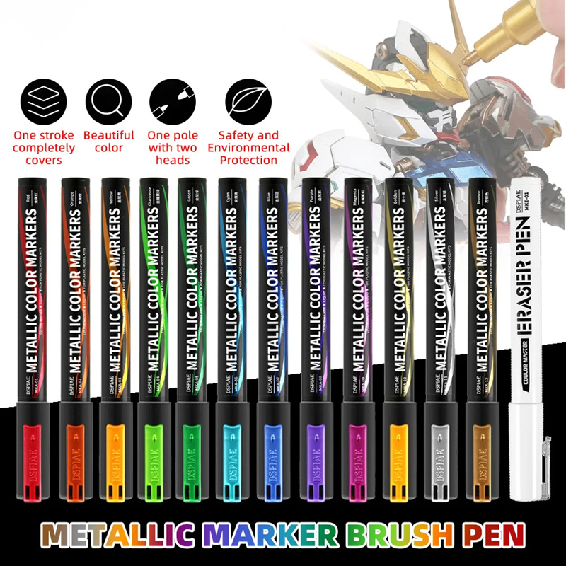 ปากกาเมทัลลิกสำหรับระบายสีงานเ - Model Kit Markers บทวิจารณ์และราคา