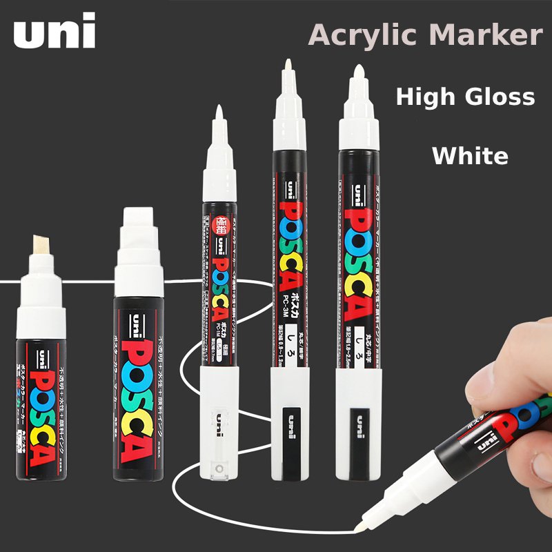 Posca แปรงมาร์กเกอร์สีขาว, กัน - Model Kit Markers บทวิจารณ์และราคา
