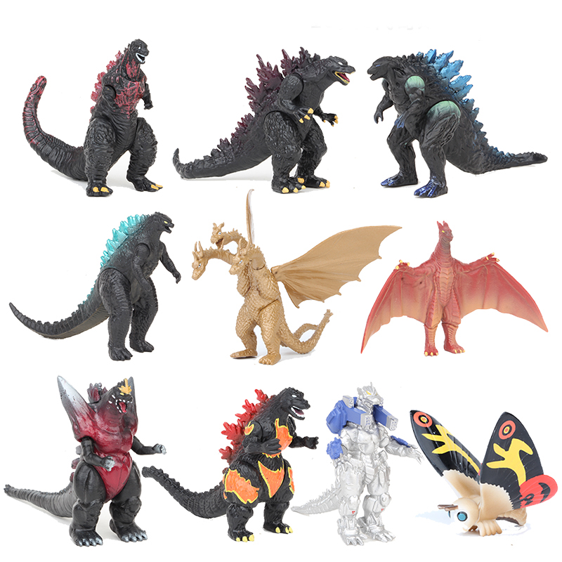 10 ชิ้น/เซ็ตภาพยนตร์ Gojira Go - Model Kit Godzilla บทวิจารณ์และราคา