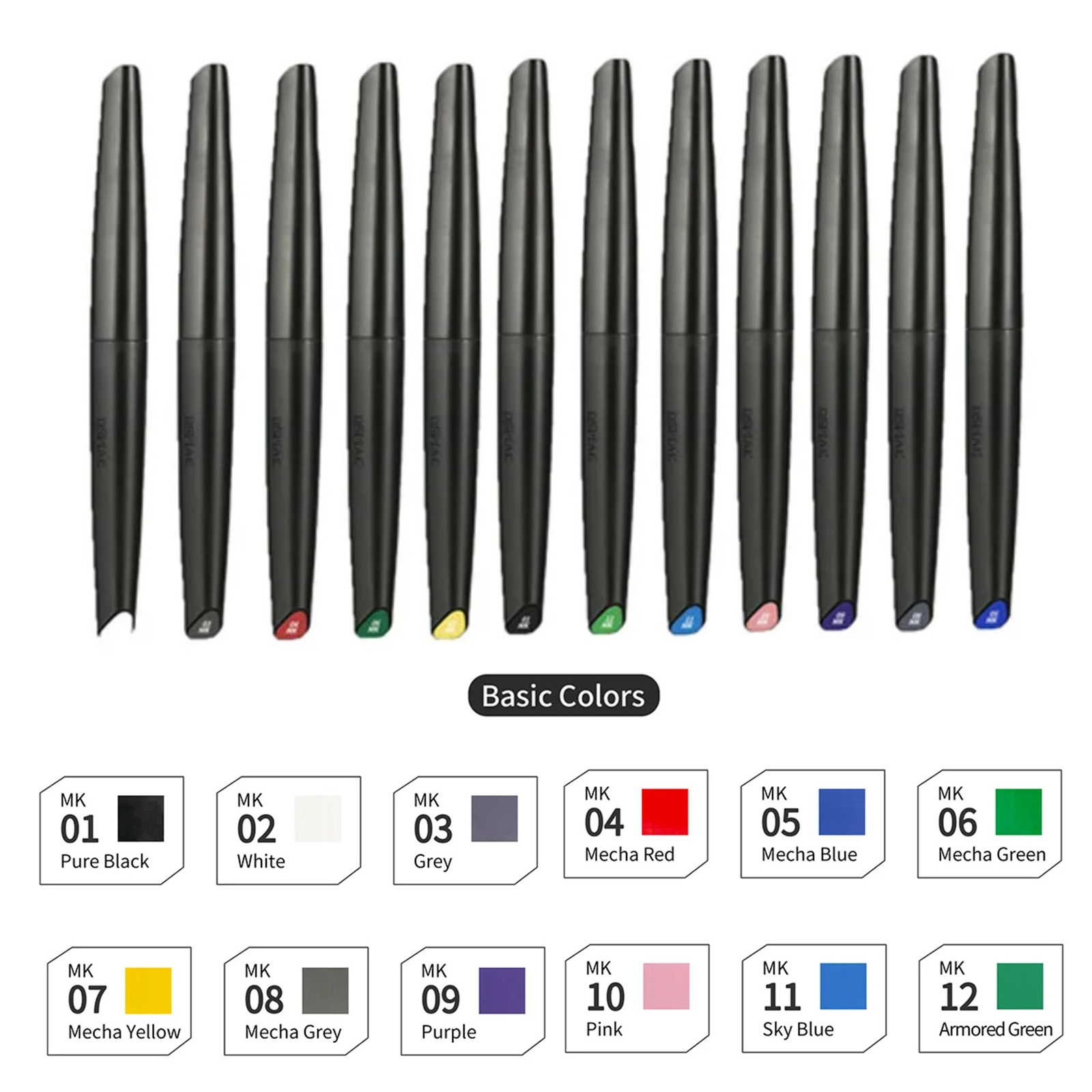 DSPIAE Soft Tip น้ํา Marker ปา - Model Kit Markers บทวิจารณ์และราคา
