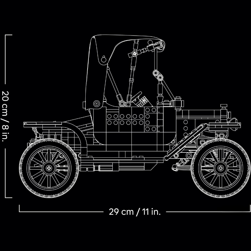 ชุดบล็อกตัวต่อรถยนต์รุ่น T วิน - Model Kit Vintage บทวิจารณ์และราคา