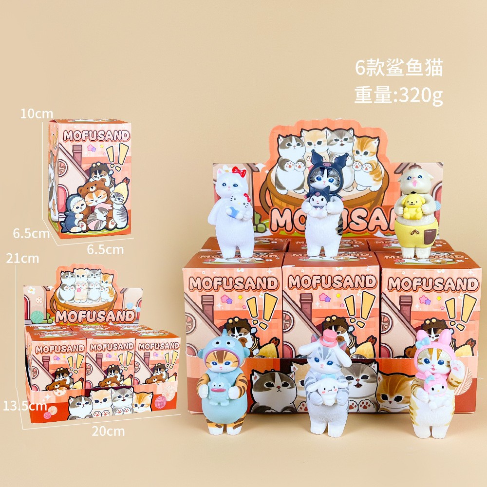 โมฟุซานด์ ซีรีส์ 6 ชิ้น การ์ตู - Model Kit Japanese บทวิจารณ์และราคา