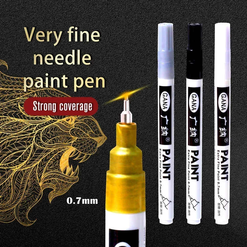 4 ชิ้น/เซ็ตน้ํามันสีขาวสีดําถา - Model Kit Markers บทวิจารณ์และราคา