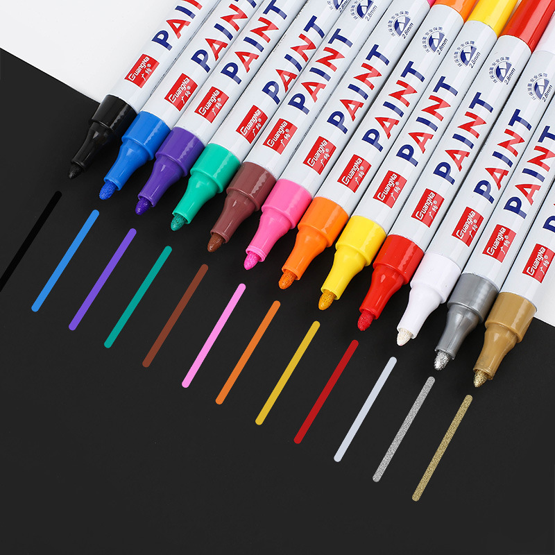 12 ชิ้นสีขาวเครื่องหมายปากกาถา - Model Kit Markers บทวิจารณ์และราคา