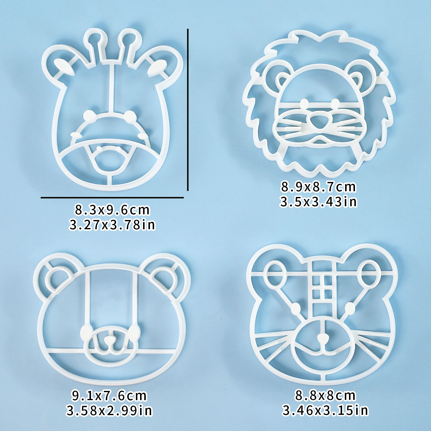 ชุดตัวตัดคุกกี้รูปสัตว์ 4 ชิ้น - Model Kit Tank บทวิจารณ์และราคา