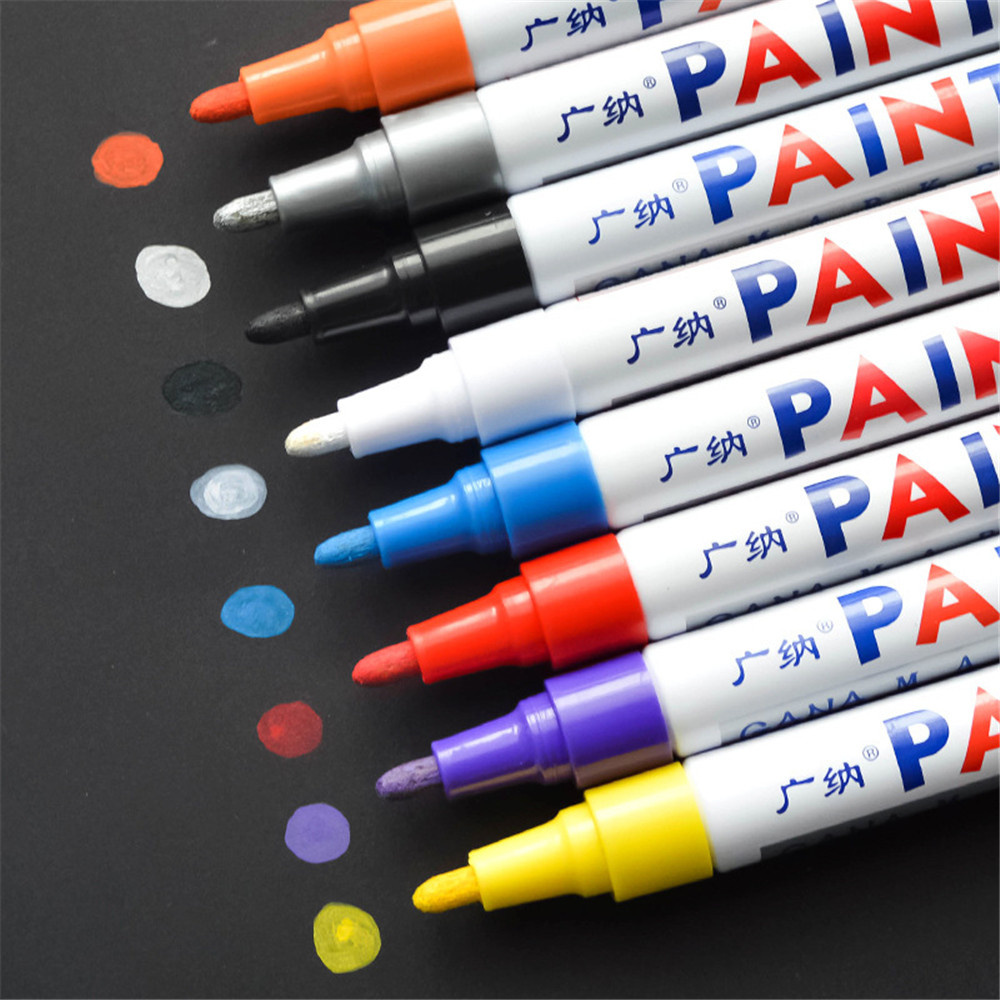 12สีกันน้ำถาวร Marker Car Touc - Model Kit Markers บทวิจารณ์และราคา