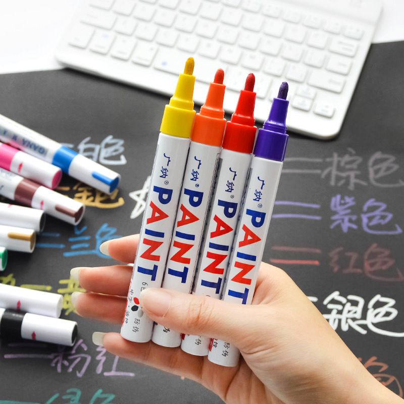 12สีกันน้ำถาวร Marker Car Touc - Model Kit Markers บทวิจารณ์และราคา