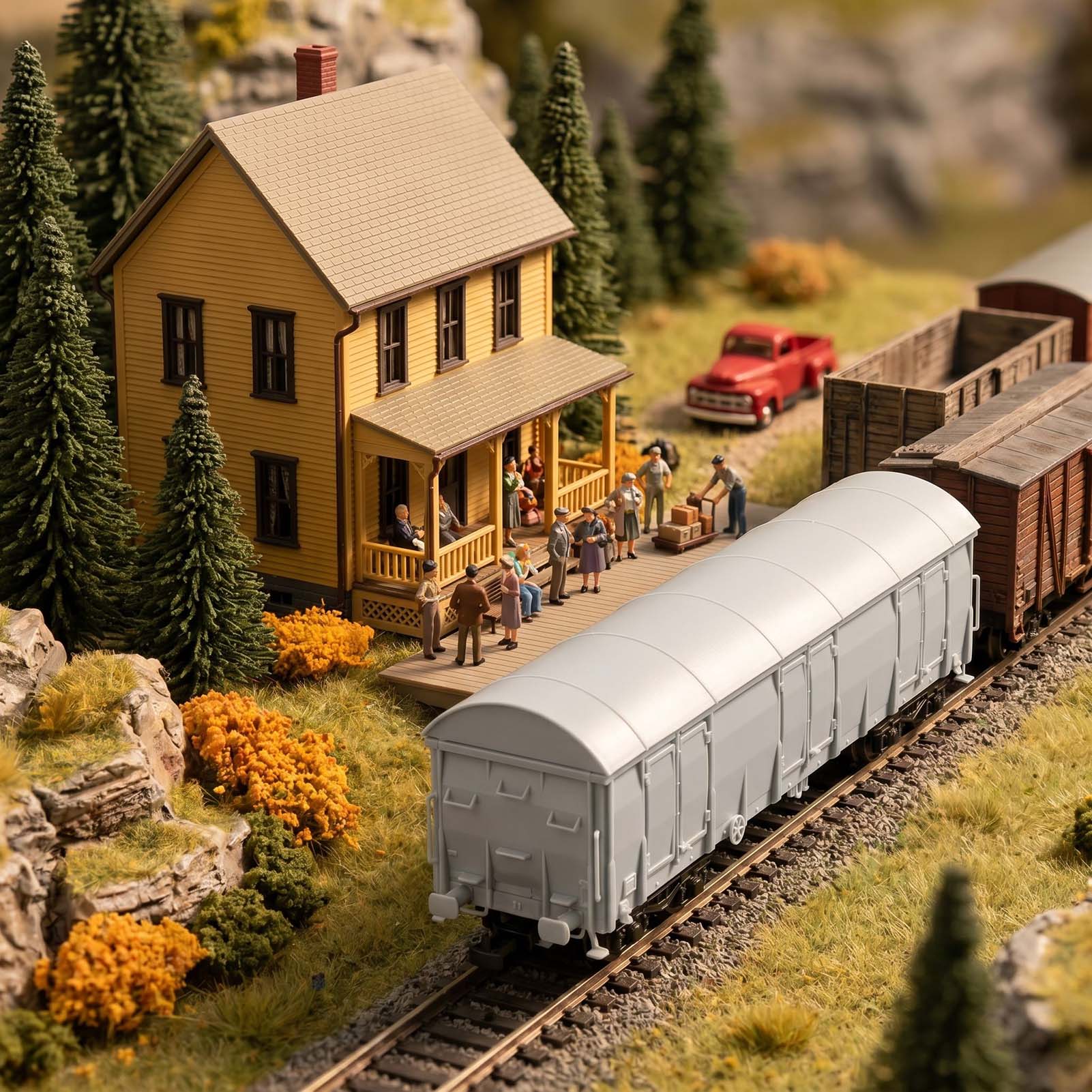 รถไฟจำลอง Evemodel HO Scale 1: - Model Kit Lugia บทวิจารณ์และราคา