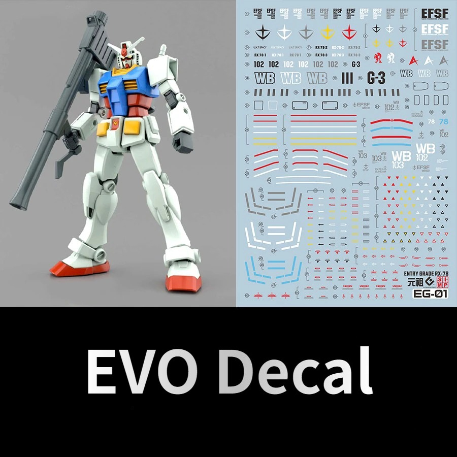 EVO EG-01 สติ๊กเกอร์กันน้ำเรือ - Model Kit Water Decal บทวิจารณ์และราคา