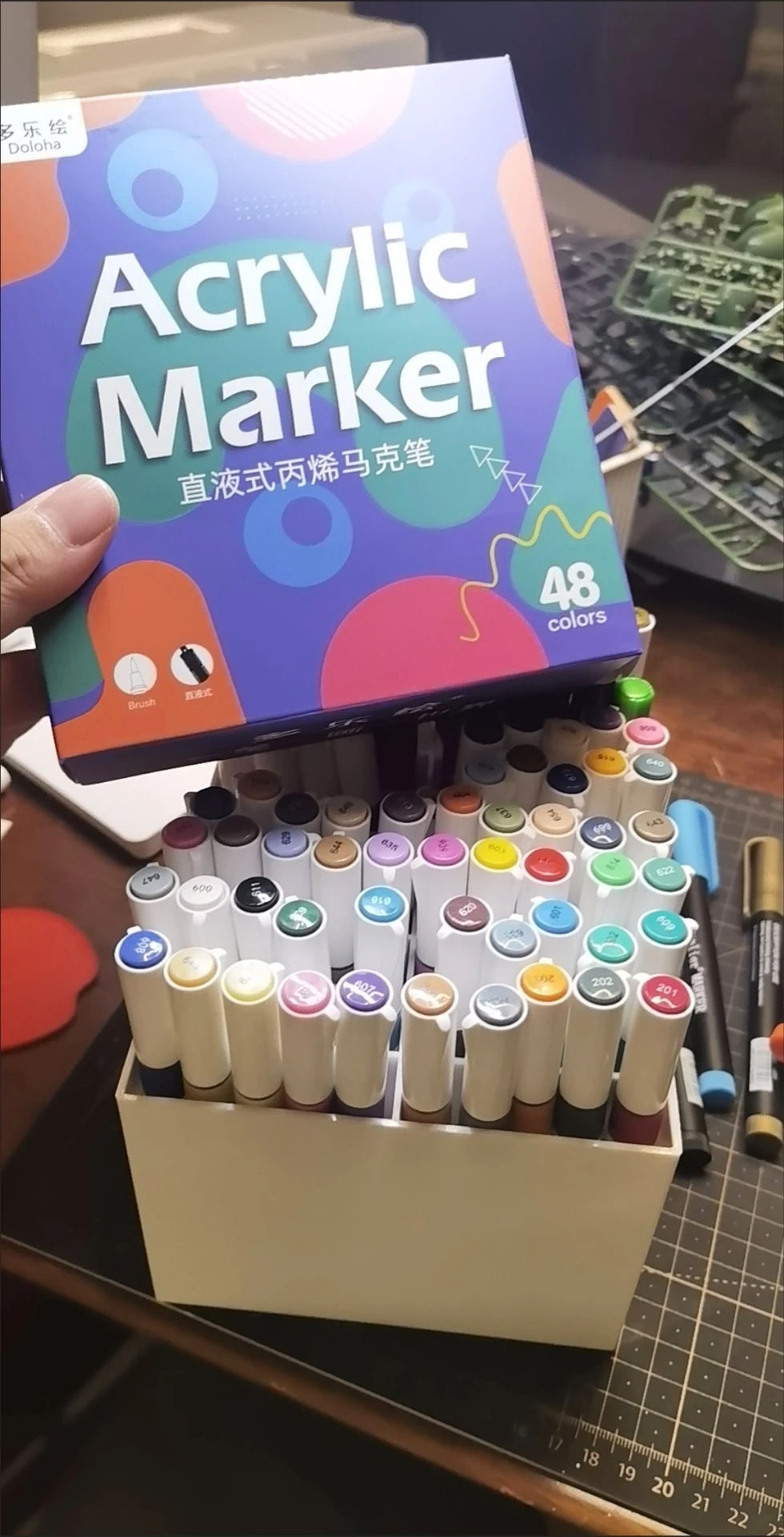 โดโลฮา โดโลฮา ปากกาอะคริลิค 60 - Model Kit Markers บทวิจารณ์และราคา