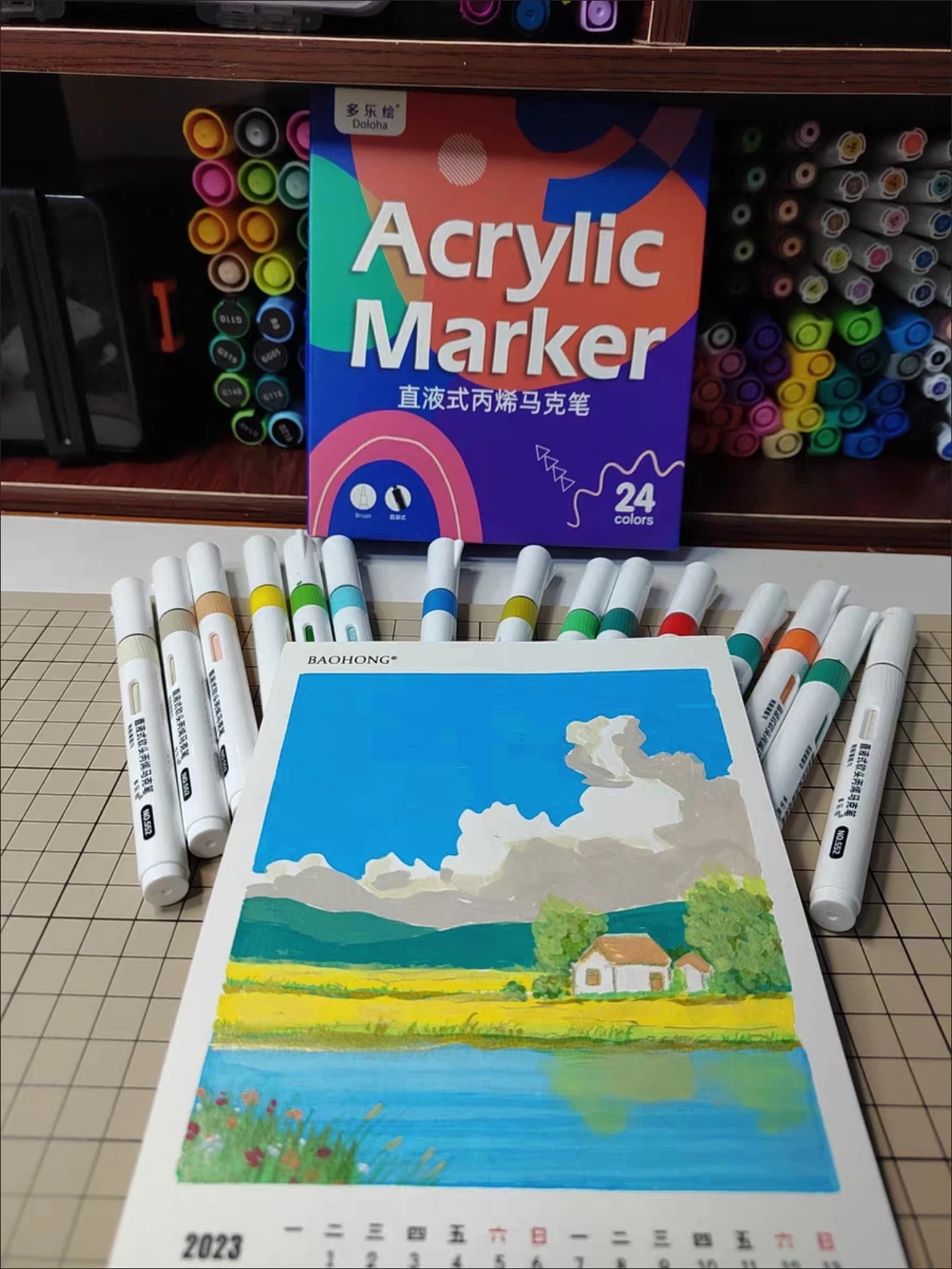 โดโลฮา โดโลฮา ปากกาอะคริลิค 60 - Model Kit Markers บทวิจารณ์และราคา